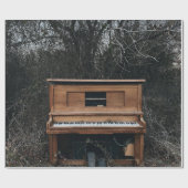 Cute Piano Cadeaupapier (Vlak)