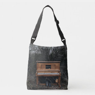 Cute Piano Crossbody Tas