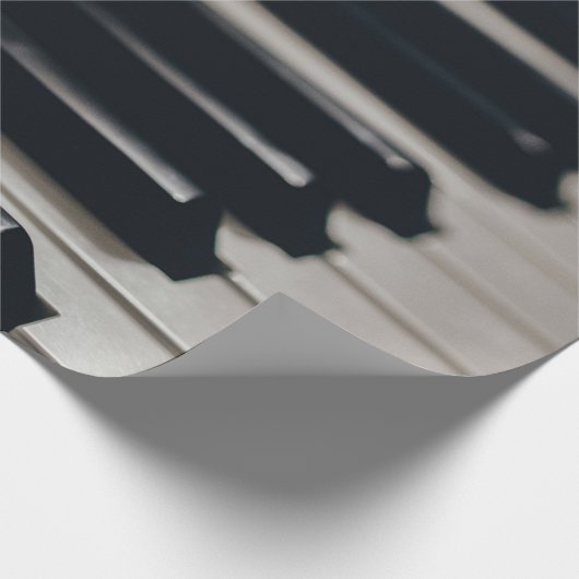 Cute Piano Design Cadeaupapier (Hoek)