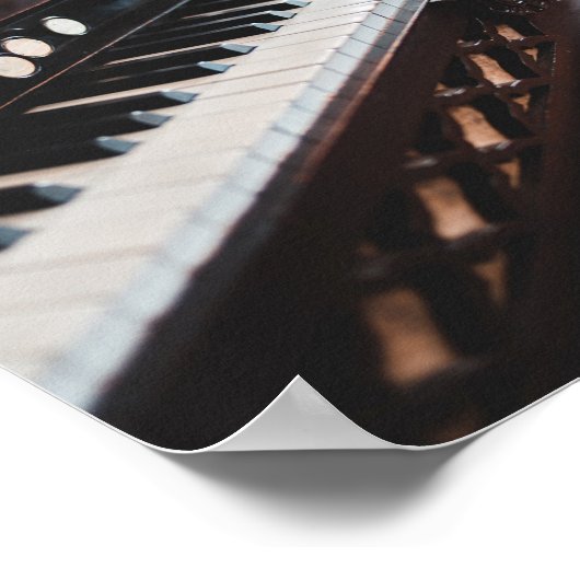 Cute Piano Design Poster (Hoek)