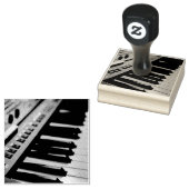 Cute Piano Design Rubberstempel (Gestempeld)