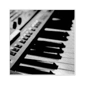 Cute Piano Design Rubberstempel (Afrduk)