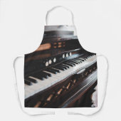 Cute Piano Design Schort (Voorkant)