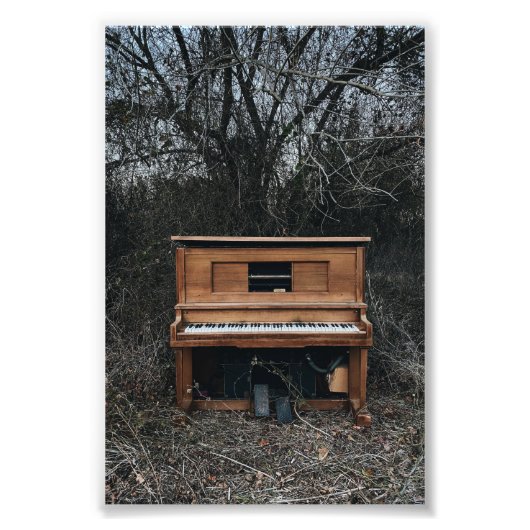 Cute Piano Foto Afdruk (Voorkant)