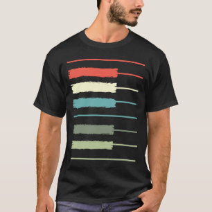 Cute Piano Music Piano Stropdas Keyboard Player Mu T-shirt