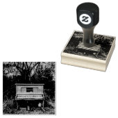 Cute Piano Rubberstempel (Gestempeld)