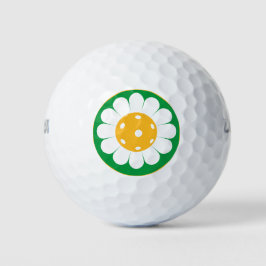 Cute pickleball daisy golfballen