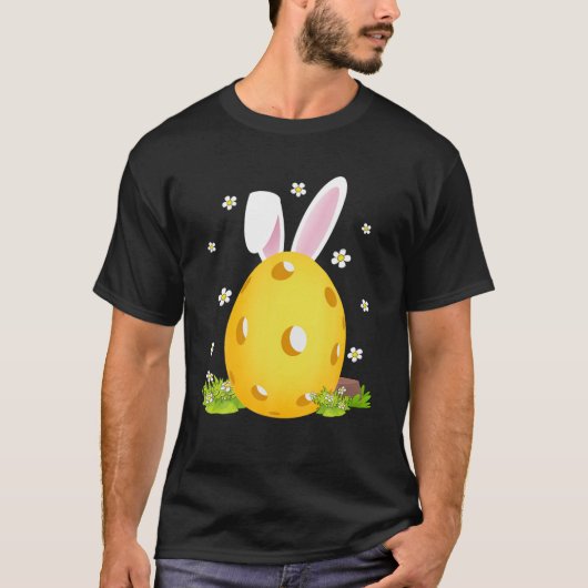 Cute Pickleball Easter Bunny Easter Day Gift M T-shirt (Voorkant)