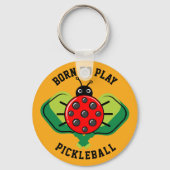 🐞 Cute pickleball ladybug Sleutelhanger (Voorkant)