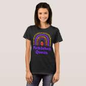 Cute Pickleball Queen for Women I Love Pickleball T-shirt (Voorkant volledig)