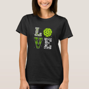 Cute Pickleball voor dames en heren, ik hou van Pi T-shirt