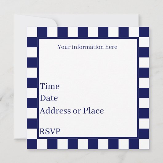 Cute picnic party lovers kaart (Achterkant)