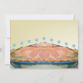 Cute Pie geslacht neutrale babyshower uitnodiging (Achterkant)