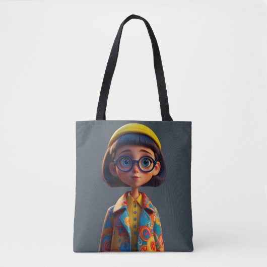Cute Pie stijlvolle boodschappentas  Tote Bag (Voorkant)