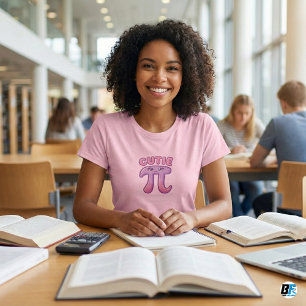 Cute Pie Wiskunde Pun Cute Kawaii Pi Dag T-shirt