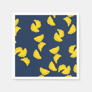 Cute Pierogi Paper Napkins Servet