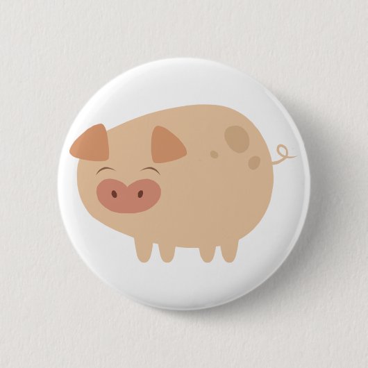 Cute Pig Button (Voorkant)