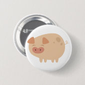 Cute Pig Button (Voorkant /achterkant)