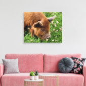 CUTE PIG CANVAS AFDRUK (Insitu (Woonkamer))