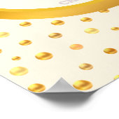 Cute Pig Cartoon Poster (Hoek)