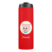 Cute Pig Cartoon Thermosbeker (Voorkant)
