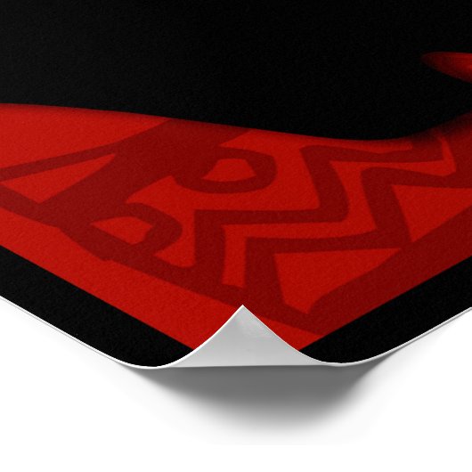 Cute Pig Chinees Jaar Zodiac Birthday Square P Poster (Hoek)