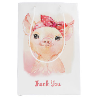 Cute Pig Cigft-tassen Medium Cadeauzakje