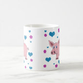 Cute Pig Coffee Cup Koffiemok (Center)