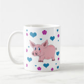 Cute Pig Coffee Cup Koffiemok (Links)