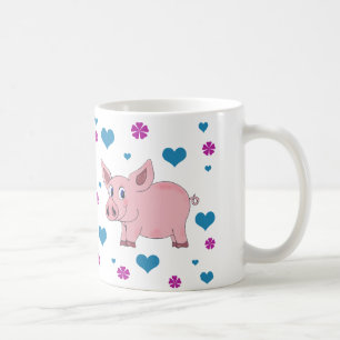 Cute Pig Coffee Cup Koffiemok