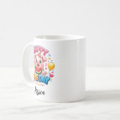 Cute Pig Day Mok – Lieve Varkensliefhebber (Voorkant links)