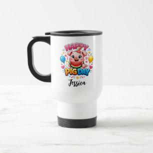 Cute Pig Day Mok – Schattige Varkensliefhebber