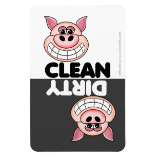 Cute Pig Dishwaser Magnet Magneet