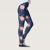 Cute Pig en Hearts Leggings (Rechts)