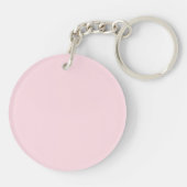 Cute Pig Face - kawaii minimalisme Sleutelhanger (Achterkant)