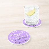 Cute Pig Family Reunion Onderzetter (Zijkant)