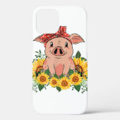Cute Pig Funny Cartoon Phone Case voor iPhone (Achterkant)