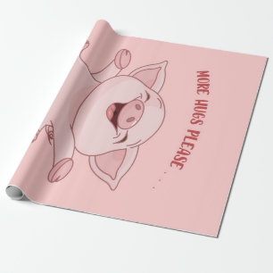 Cute Pig   Gift for Men Women   Cute Pig Cadeaupapier