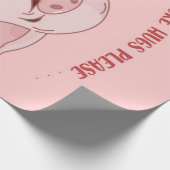 Cute Pig | Gift for Men Women | Cute Pig Cadeaupapier (Hoek)