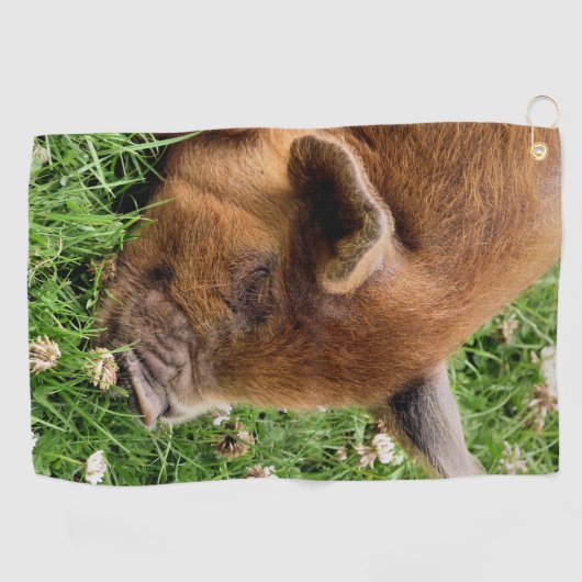 CUTE PIG GOLFHANDDOEK (Horizontaal)
