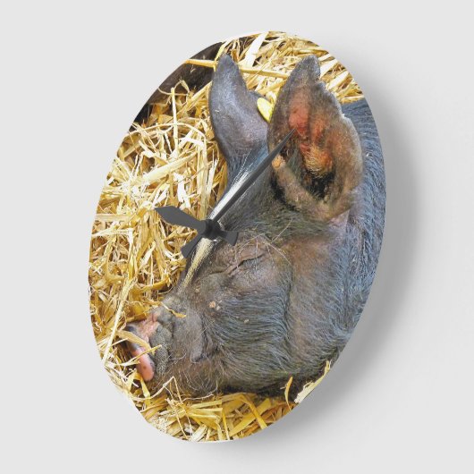 CUTE PIG GROTE KLOK (Hoek)