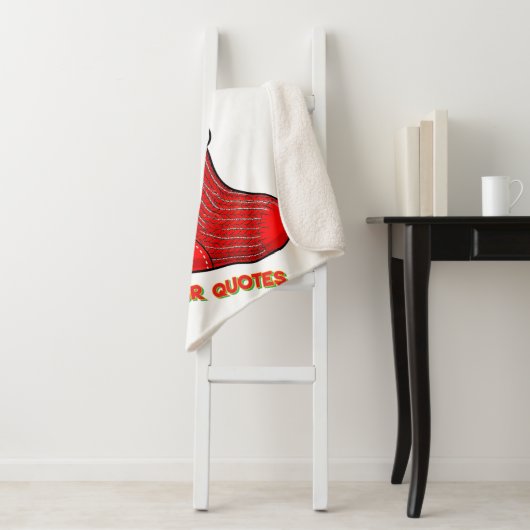 Cute Pig in Christmas Stocking Sherpa Deken (In situ)