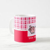 Cute Pig Koffiemok (Voorkant links)