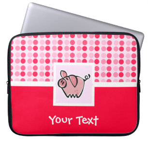 Cute Pig Laptop Sleeve