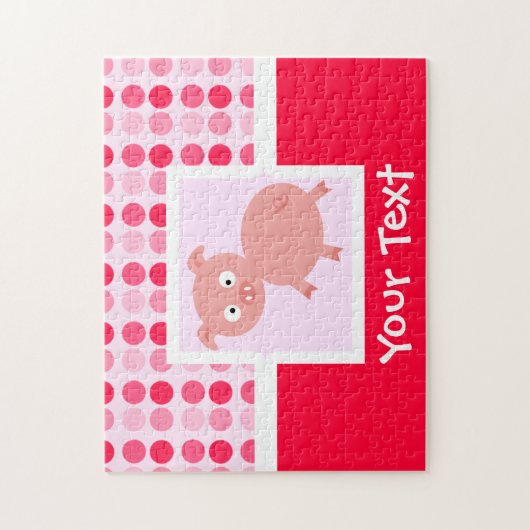 Cute Pig Legpuzzel (Verticaal)