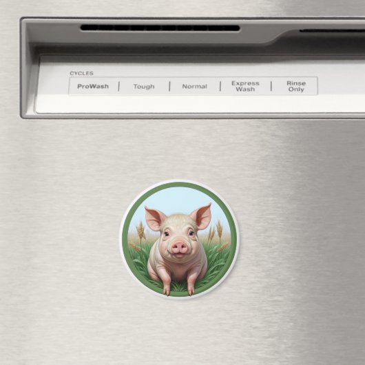 cute pig magneet (Insitu (Vaatwasser))