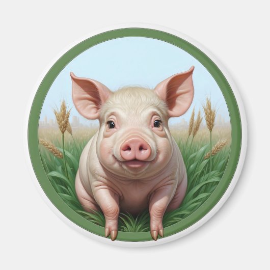 cute pig magneet (Voorkant)