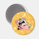 Cute Pig Magneet (Voorkant / Achterkant)