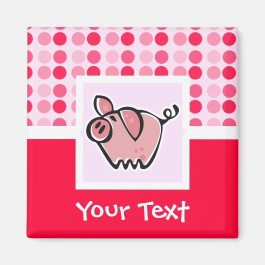 Cute Pig Magneet (Voorkant)