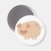 Cute Pig Magnet (Voorkant / Achterkant)